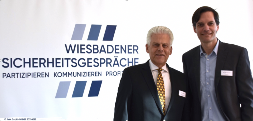 Pressefoto WISIGE 20190212 KWK Geschäftsführer Volker Kraiss und Keynote Speaker Dr. Klaus Gundolf